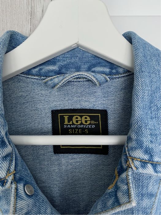 Lee Riders sanforized sherpa kurtka motocyklowa jeansowa katana