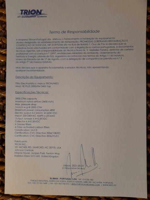 Hotte Completa Industrial para Restauração