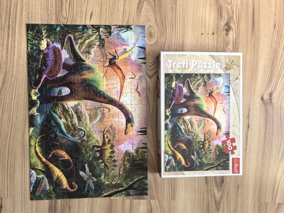 Puzzle Trefl Disney Auta Raya Dragon Dinozaur 4x