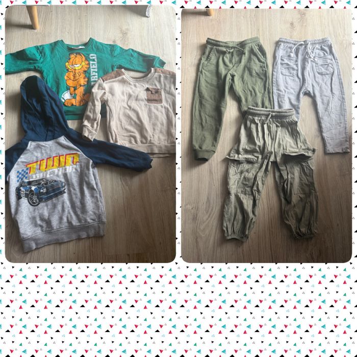 Zestaw ubrań chłopięcych 104 zara reserved pepco