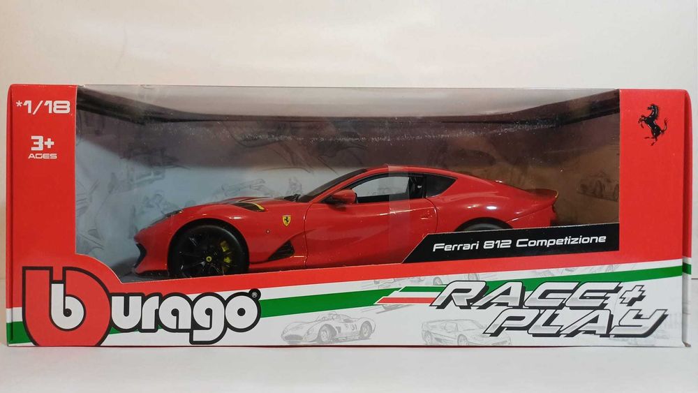 1/18 Ferrari 812 Competizione - Bburago Race and Play