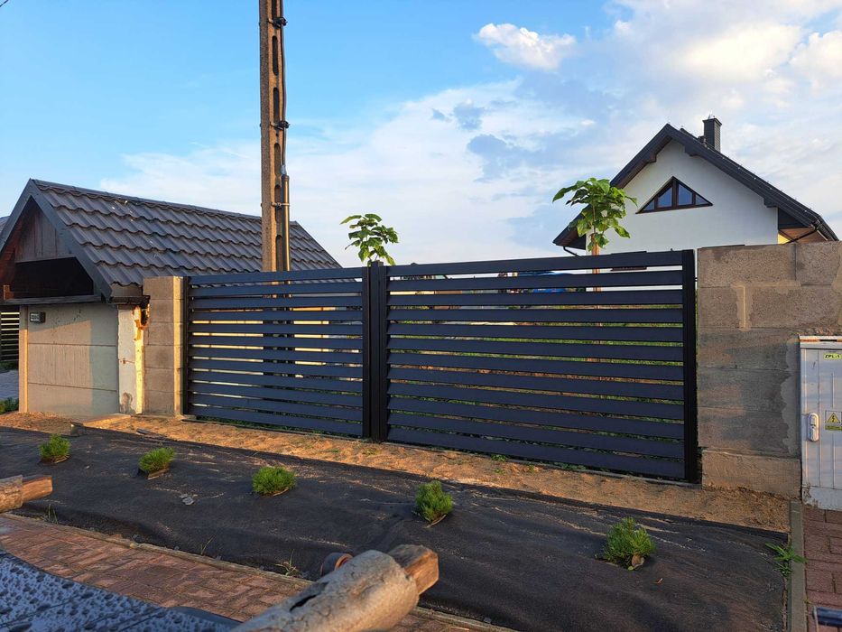 Ogrodzenia nowoczesne, panelowe, metalowe