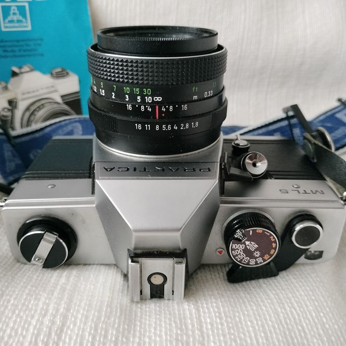 Praktica MTL5 Pentacon 50mm 1:1.8 multi coating ,
