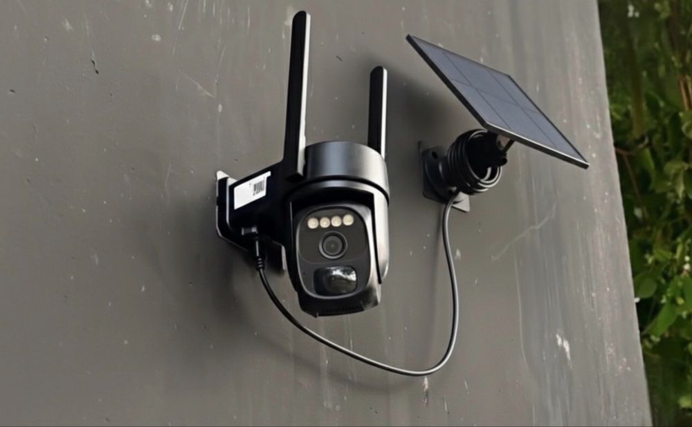 Câmera + Painel Solar | Para cartões de dados móveis - Visão noturna