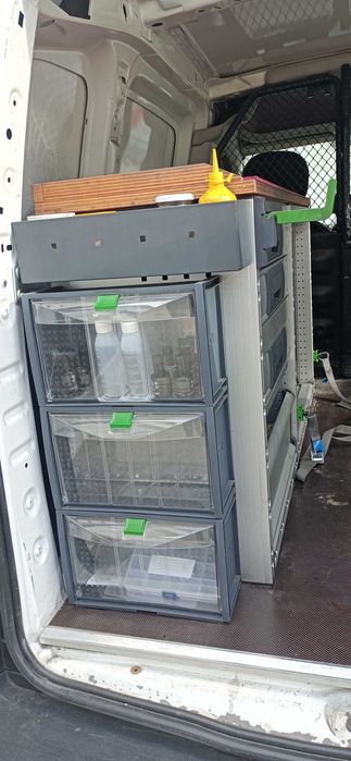 German Bench and Custom Floor for Partner and Similar Vehicles.64187772734082123