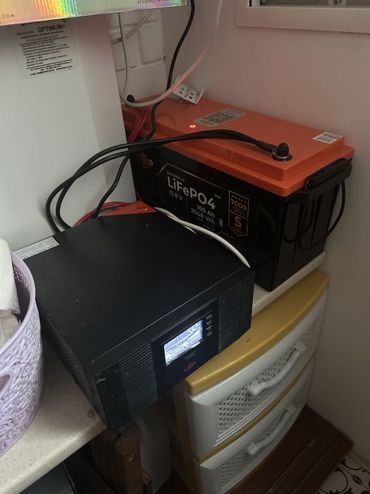 ІБЖ, ИБП, LogicPower ДБЖ,Комплект інвертор з акумулятором для квартири