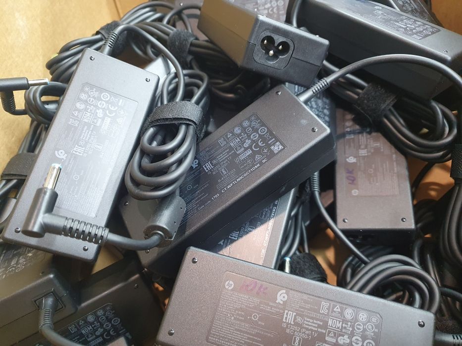 Блок питания зарядное зарядка HP blue pin 90w оригінал