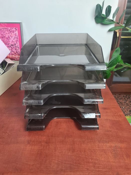 Półki na dokumenty plastikowe ponad 40szt