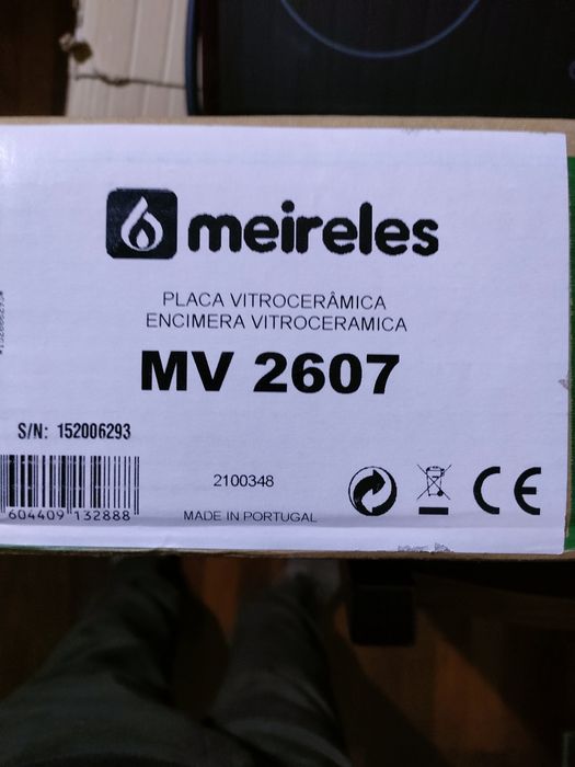 Placa vitrocerâmica de 60cm Meireles MV 2607
