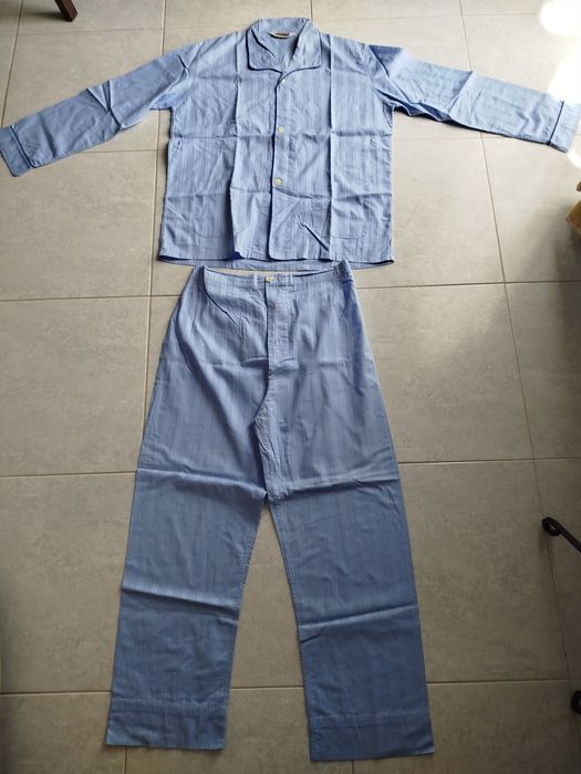 Pijama 100% algodão em azul