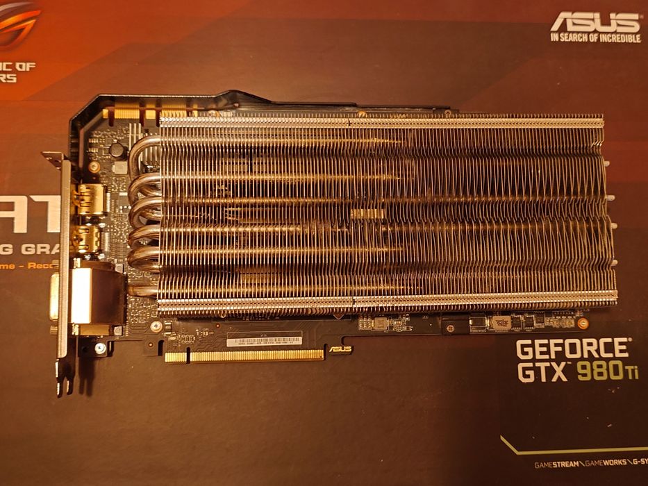 Karta graficzna Nvidia Asus Matrix 980Ti + chłodzenie raijintek morphe