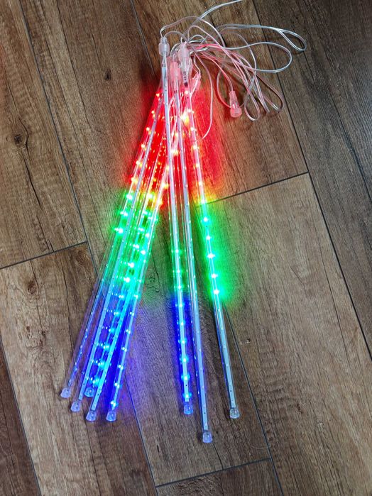 Zestaw świątecznych iluminacji multikolor światełka LED RGB