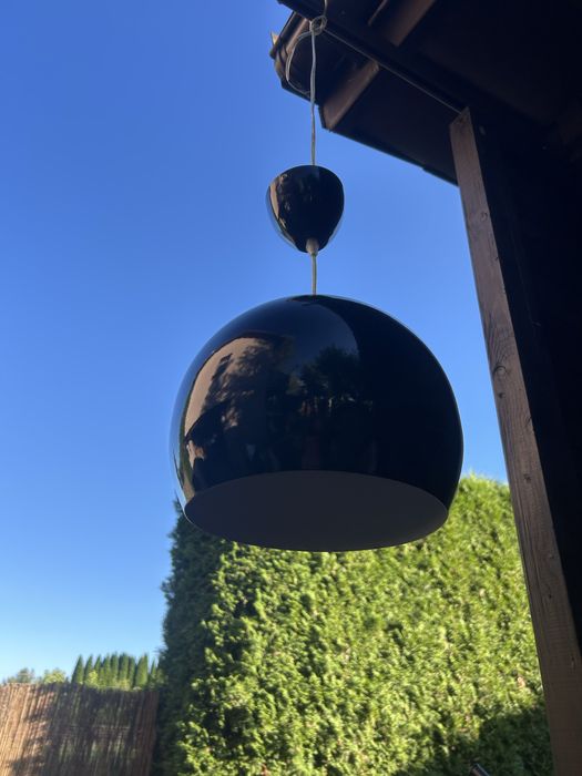 Lampy wiszace kule czarne ikea