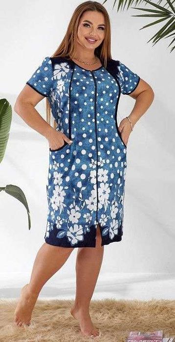 Женский летний халат  52 , 54 , 56 , 58, 60 рр.