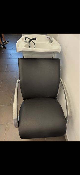 Rampa de lavagem cabeleireiro