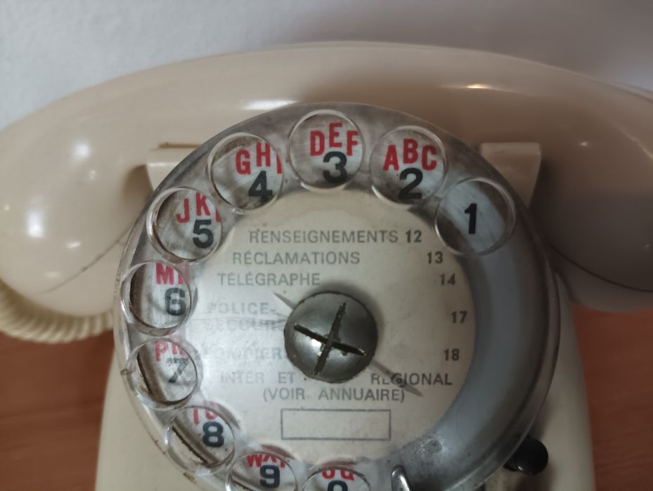 Telefone centralina francês antigo