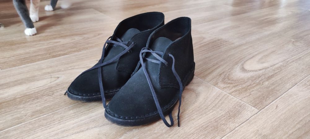 Черевики/ботінки натур. замш