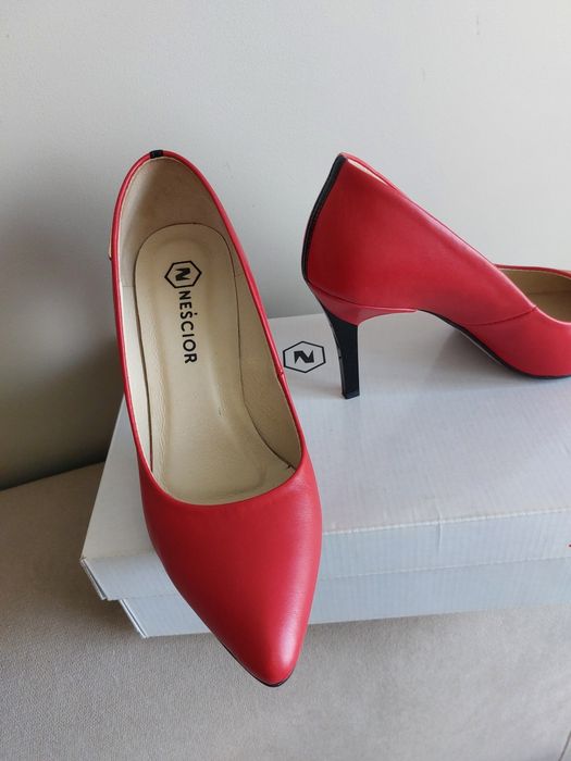 Buty szpilki czerwone