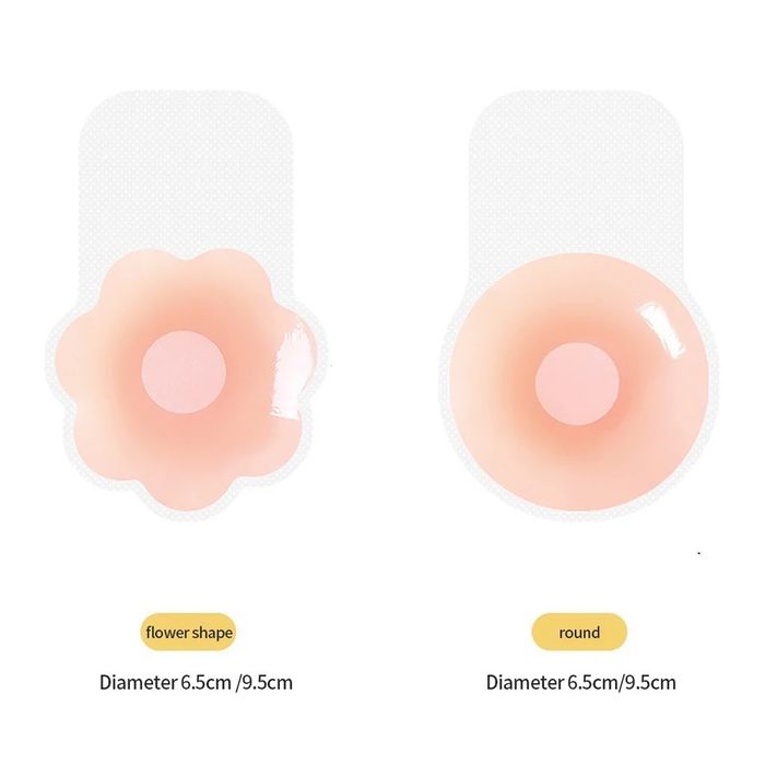 Багаторазова силіконова клейка накладка на сосок наклейка на грудь