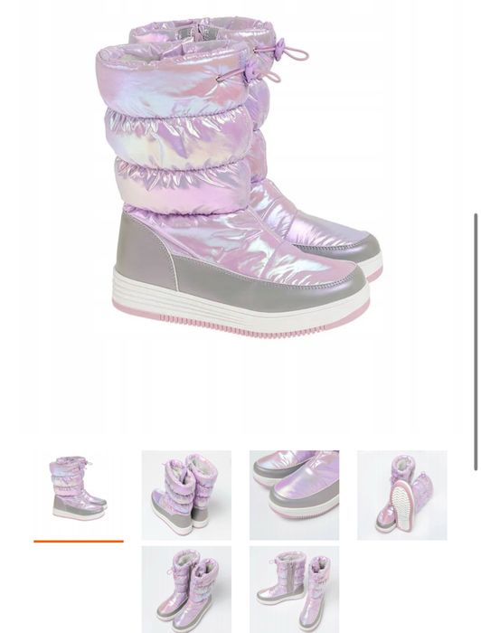 Термосапожки , дутіки, зимові сапожки устілка 24 см