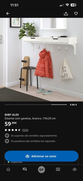 Estante EKBY ALEX Ikea