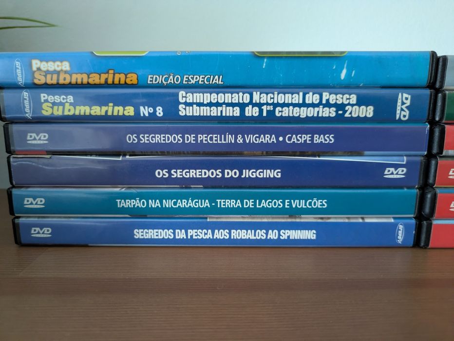 12 DVDs Pesca e Pesca Submarina "Mundo da Pesca"