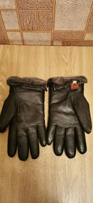 Перчатки кожаные новые