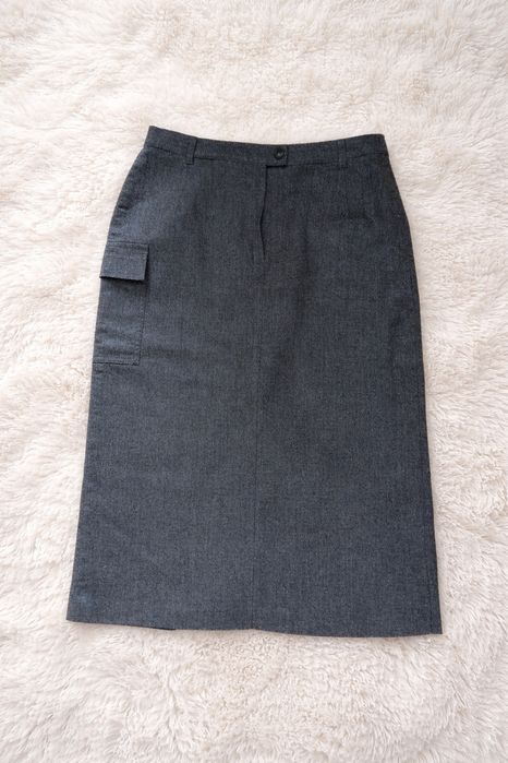 Сіра спідниця Marks & Spencer М/L