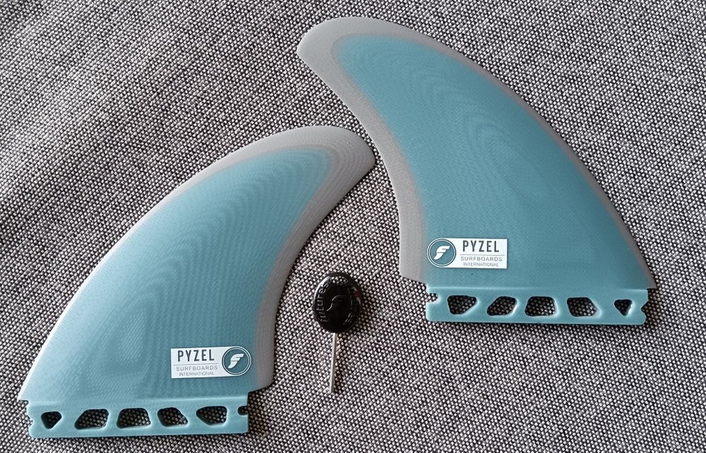 Quilhas Futures Fins Pyzel Twin