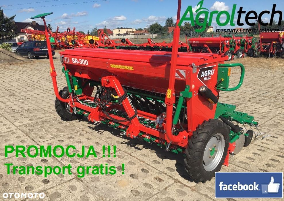 Agro-Masz SR  NOWY siewnik SR300 Agro Masz
