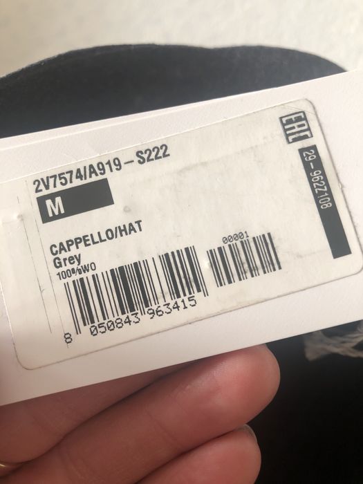 Patrizia Pepe nowy piękny kapelusz złota ważka