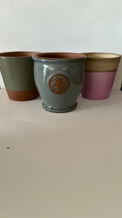 50 vasos de cerâmica