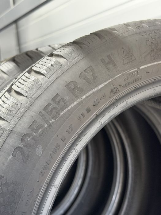 Зимові шини 205/55r17H (91H) Continental. Ціна 2500грн/шт