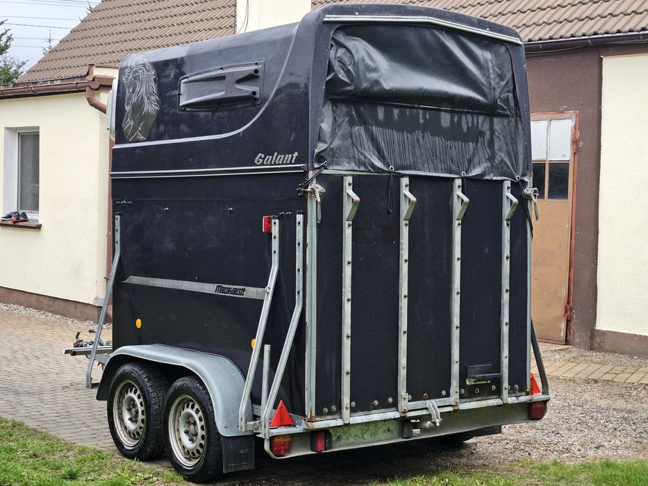 Przyczepa do koni Marquardt Galant – 100% Sprawna, DMC 2000kg, Transport