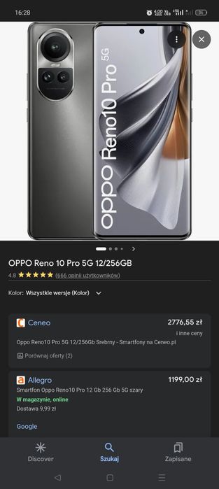 Oppo 105G  okazja