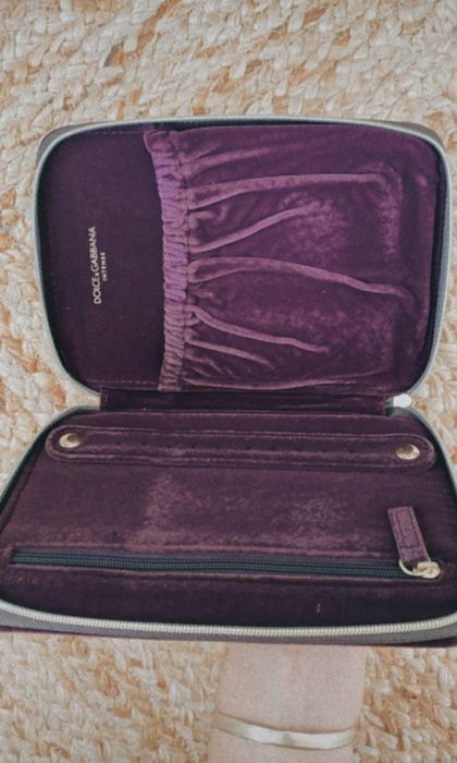 Bolsa carteira porta jóias de veludo Dolce & Gabbana Pour Femme