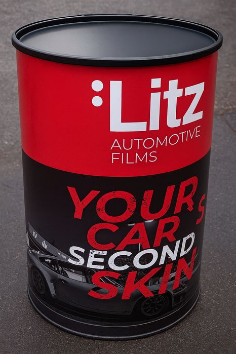 Бочка з вашим логотипом і брендуванням | Рекламні стійки з бочок