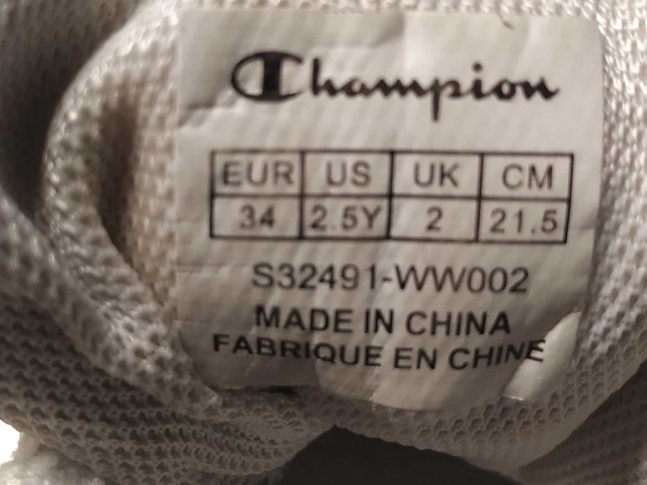 Champion białe sneakersy 34