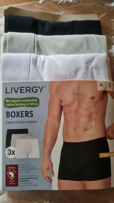 Bokserki męskie XL Livergy nowe