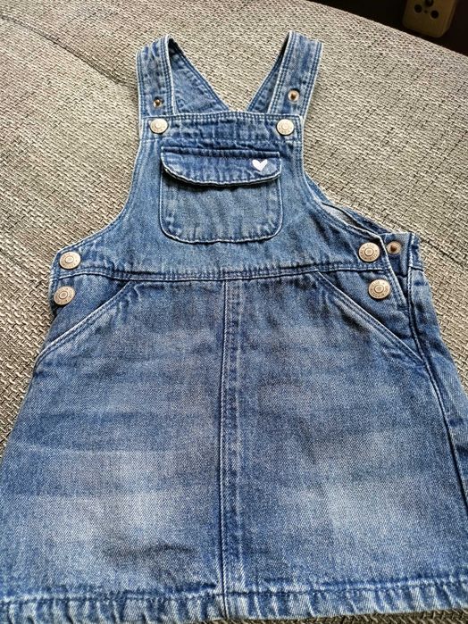 Sukienka ogrodniczka rozmiar 92 stan idealny!