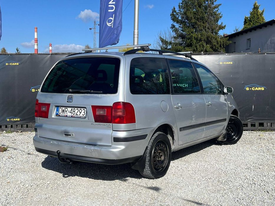 Seat Alhambra 1.9 TDI • AUTOMAT • 7-OSOBOWE • HAK • Zamiana