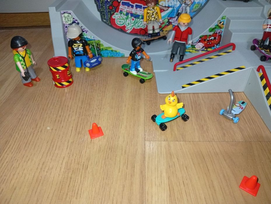 Pista de skate de brincar Playmobil nova