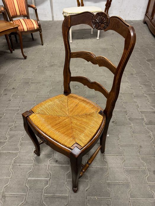 Stół i 6 krzeseł Ludwik stół rozkładany stół drewniany dąb