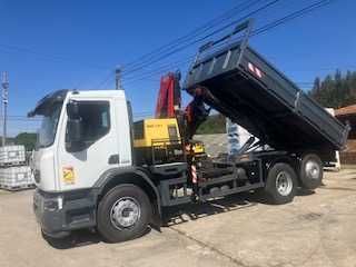 Renault Premium Vasculante com Grua