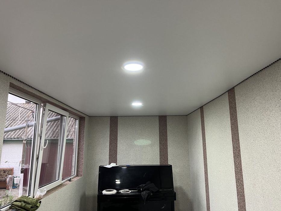 Натяжні стелі, натяжные потолки