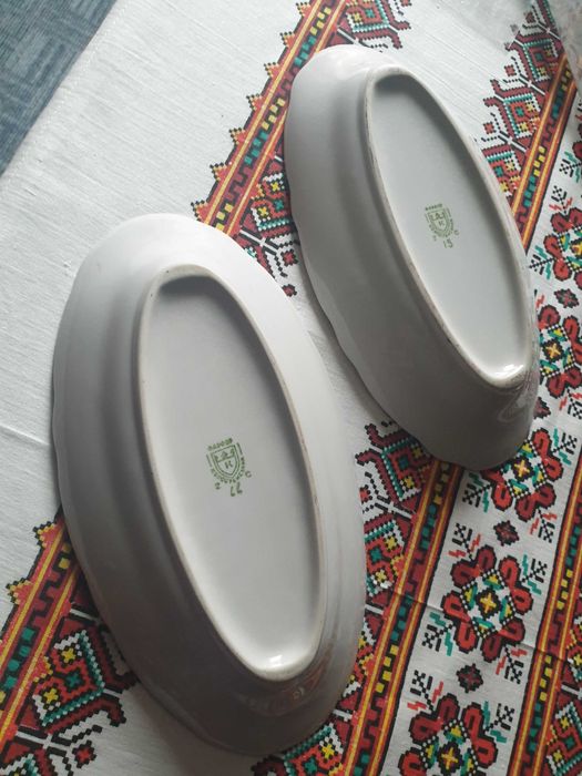 Селедочница - Коростень ,фарфор 2 шт