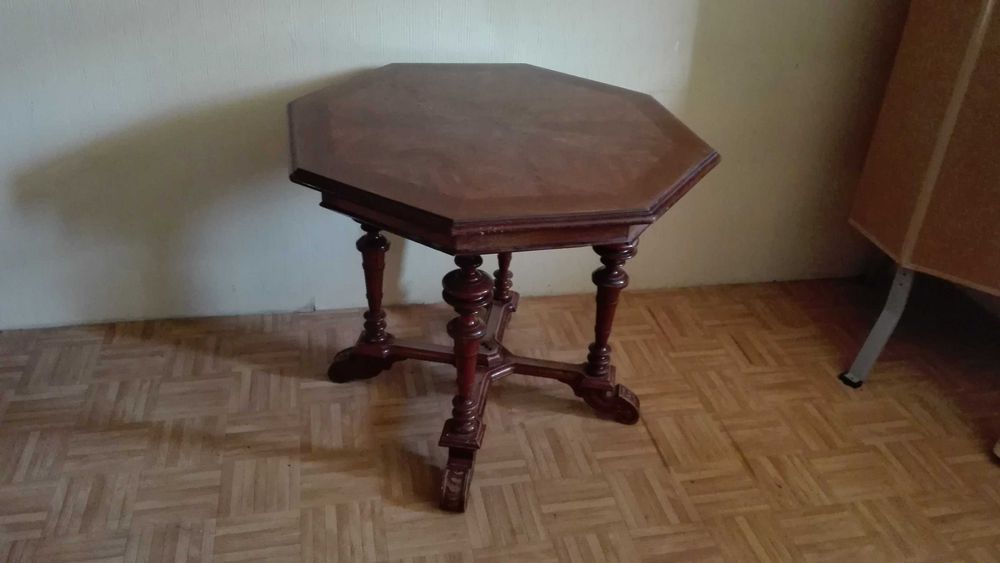 Stary stół, stolik  eklektyczny 100% oryginał