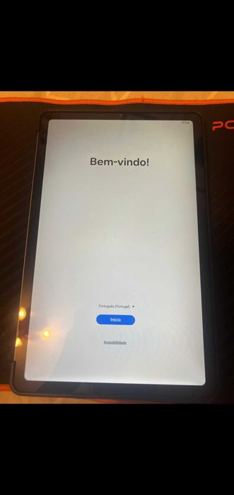 dois óculos virtuais Android e um robô fala inglês tablet Samsung  dois jogos de PlayStation 4