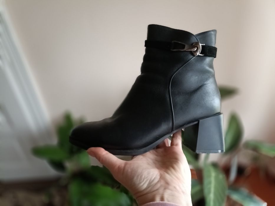 Черевички шкіряні жіночі зимові