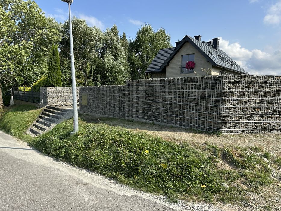 Montaż ogrodzeń gabionowych mury murki kosze gabionowe gabion gabiony